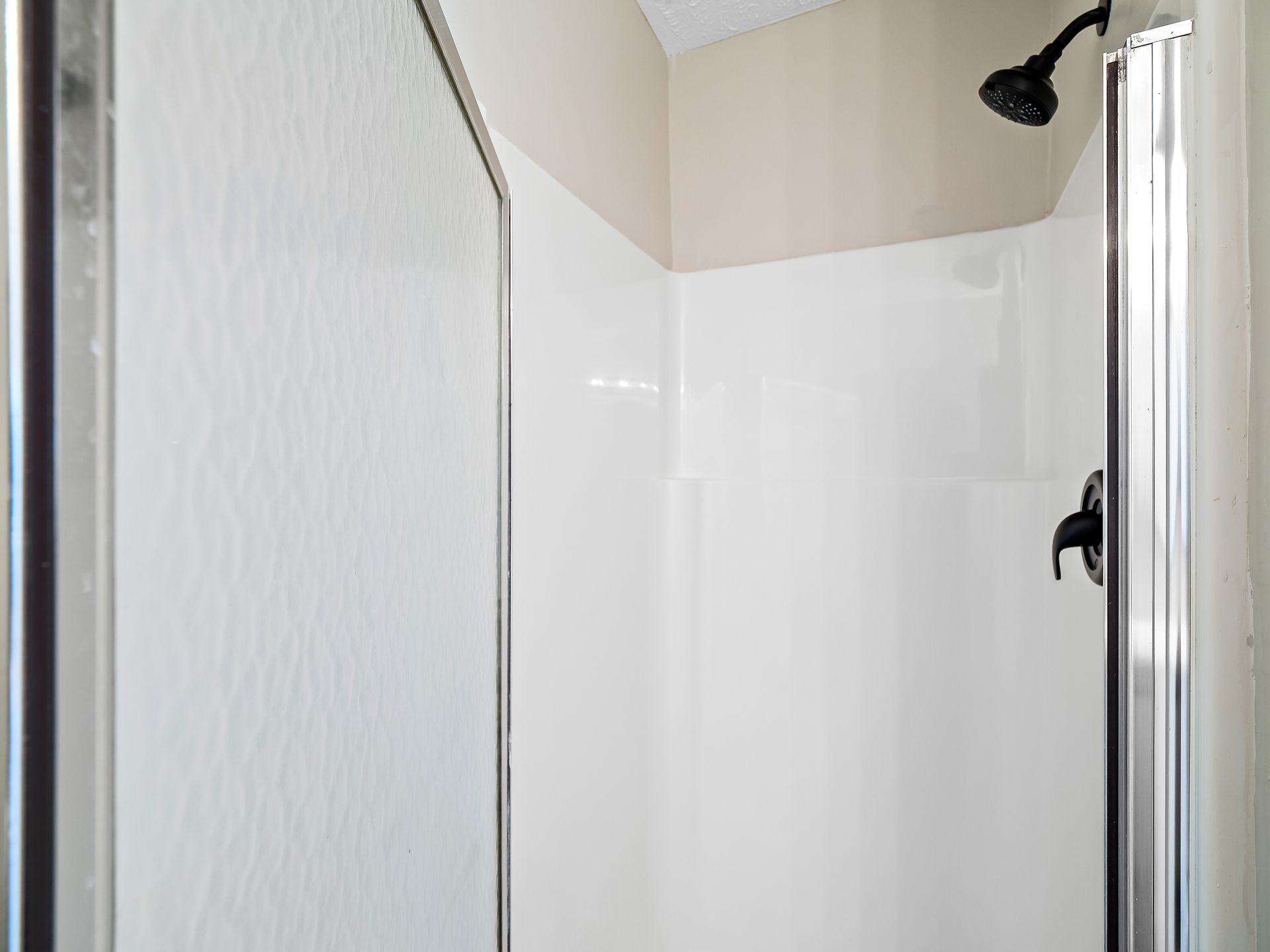 Bathroom shower at Cherry Tree Village Apartments